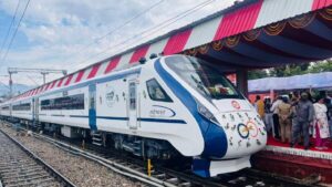 Vande Bharat express in express via Aanand Vihar Terminal