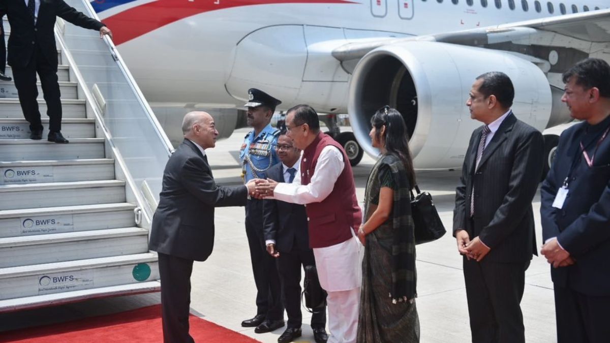 Cambodian King Norodom Sihamoni begins 3-day visit to Delhi