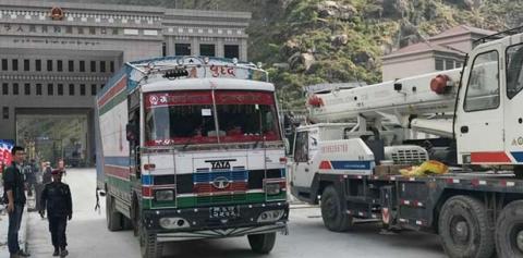China stops Nepal’s trucks at border point