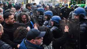 France: More than 100 policemen injured in May Day protest against pension law