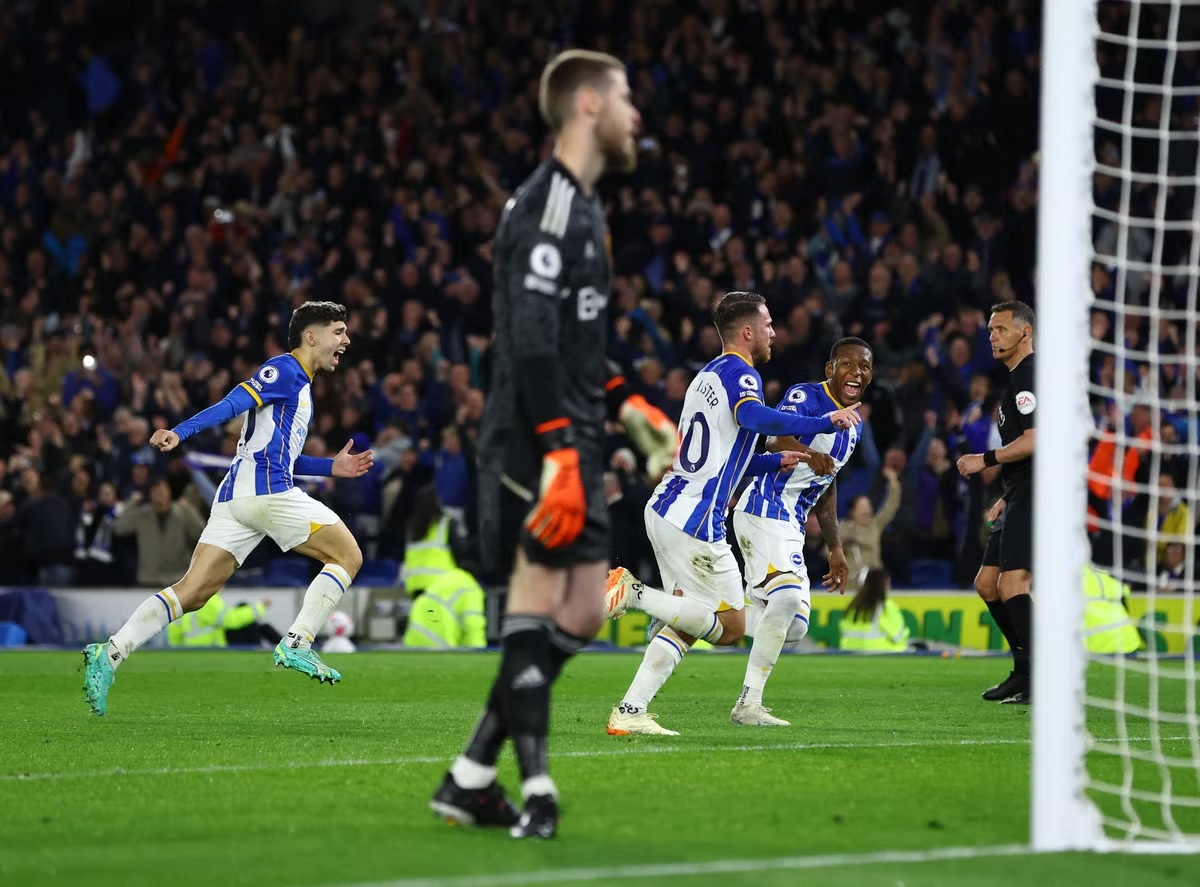 Brighton defeats Manchester United in a thrilling encounter in Premier League
