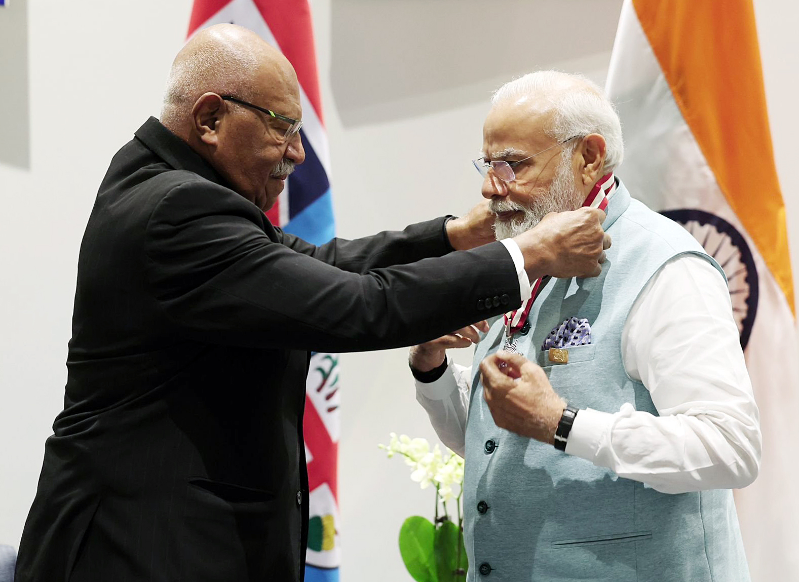 PM Modi receives highest honour from Fiji during FIPIC Summit
