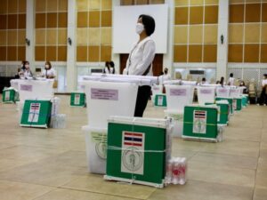 Thailand counts votes in key election with opposition favoured to conquer