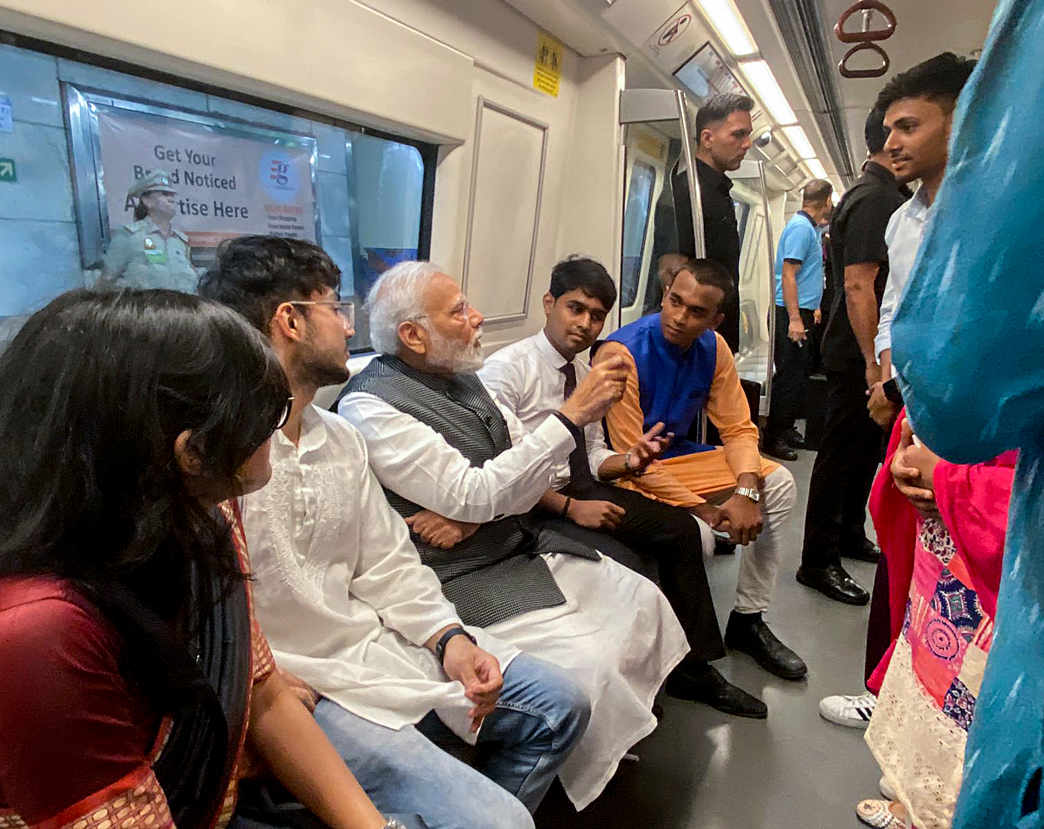 PM Modi explains reason of why he took metro to centenary function of Delhi University