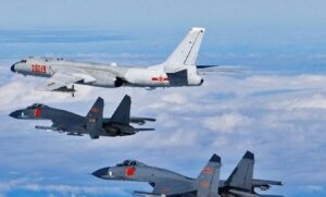 Taiwan tracks 24 Chinese aircraft, five naval ships