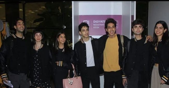 The Archies Gang Suhana Khan, Agastya Nanda, Khushi Kapoor Others Jet Off To Brazil