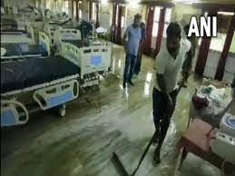 Flooding disrupts Ajmer hospital’s OPD services, water being drained