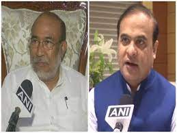 Manipur Violence: Assam CM Himanta Biswa meets Manipur CM N Biren Singh today