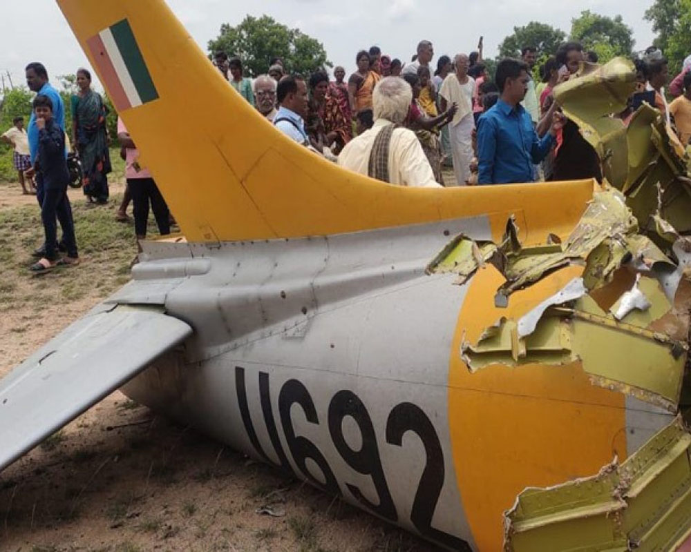 IAF trainer aircraft crashes in Karnataka, pilots safe