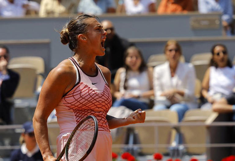 Sabalenka secures place in semifinal in French Open