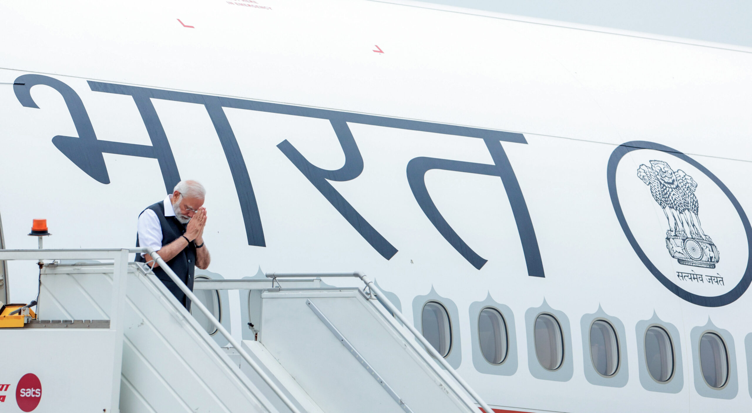 PM Modi emplanes for Paris from New Delhi today