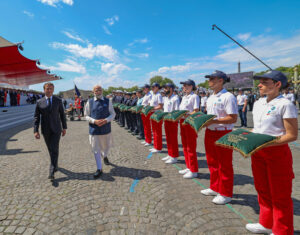 French MP Anne Genetet impressed by presence of Indian soldiers on Bastille Day