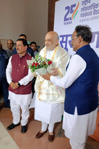 NDA meeting updates: Union Home Minister Amit Shah being welcomed