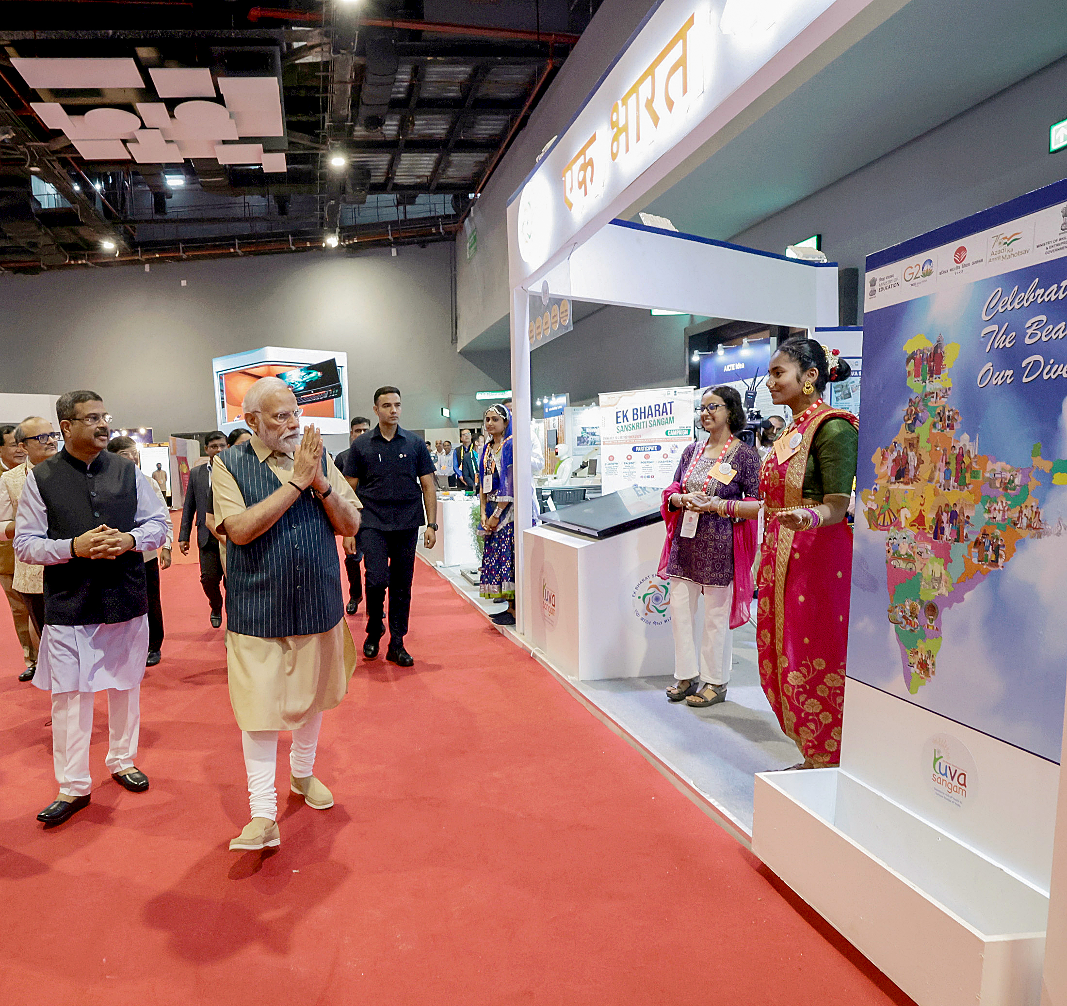 PM Modi launches Akhil Bhartiya Shiksha Samagam; visits exhibition