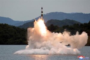 North Korea fires  two short-range missiles into  its eastern sea