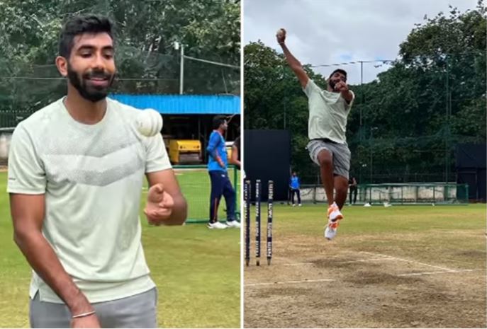 India’s speedster Jasprit Bumrah posts video of his bowling in nets