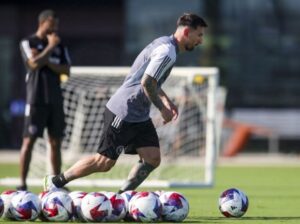 Messi 1st field practice since signing with Inter Miami