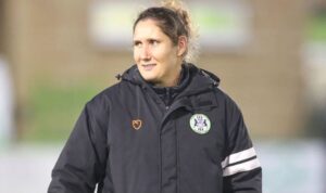 First female head coach in English men’s soccer