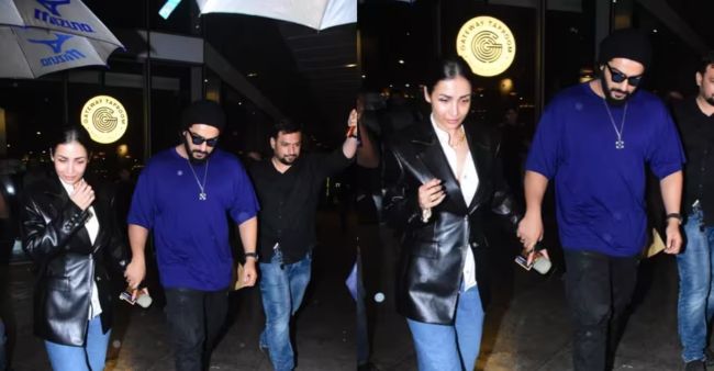 Viral Video: Lovebirds Malaika Arora And Arjun Kapoor Walk Hand In Hand As They Get Snapped