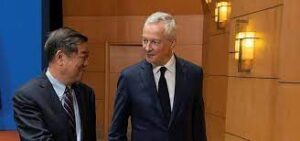 Le Maire seeks Chinese investment in Electric Cars during Diplomatic talks