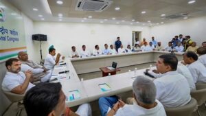 Congress leaders hold meeting on Rajasthan polls