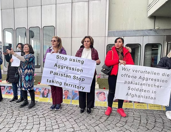 Afghanistan association holds anti-taliban protests at UN office in Vienna