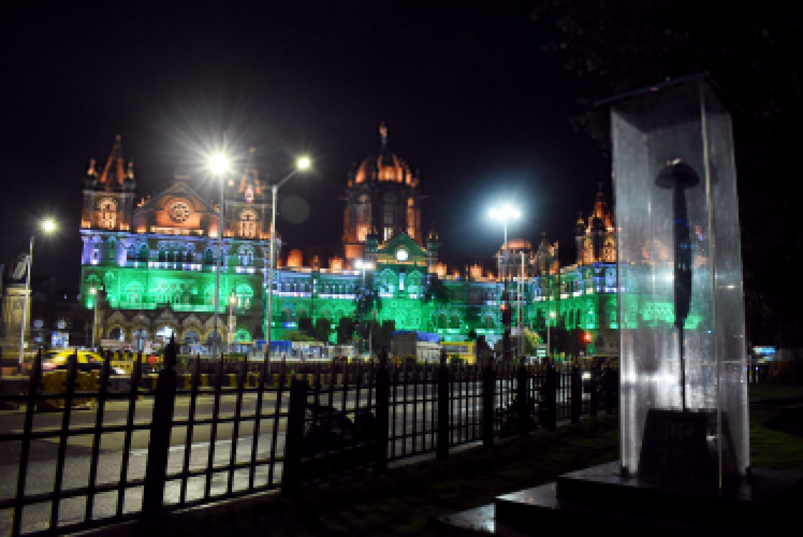 CSMT building illuminated in tricolour ahead of Independence Day