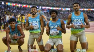 Indian men’s relay team eyes on gold after stellar performance