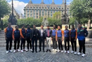 Indian men’s blind cricket team visits British Parliament