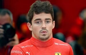 Ferrari driver Charles Leclerc finishes 3rd