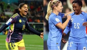 France, Colombia secures spot in quarters