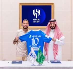 Neymar joins Ronaldo after signing for Al Hilal