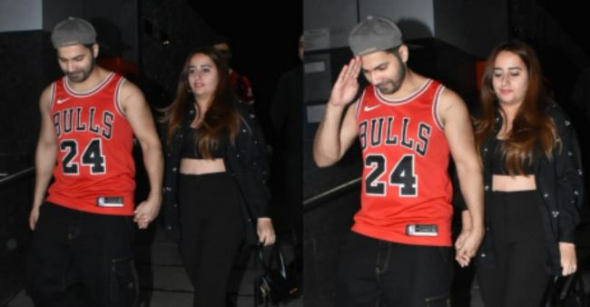 [Viral Video] Varun Dhawan Steps Out For A Dinner Date With Wifey Natasha Dalal