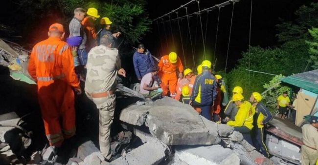 1 dead, 3 rescued after house collapses in Chamoli, Uttarakhand