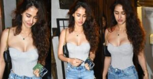 Disha Patani Grabs Eyeballs In Plunging Corset And Hot Pants