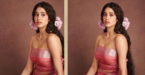 Janhvi Kapoor In A Handwoven Saree