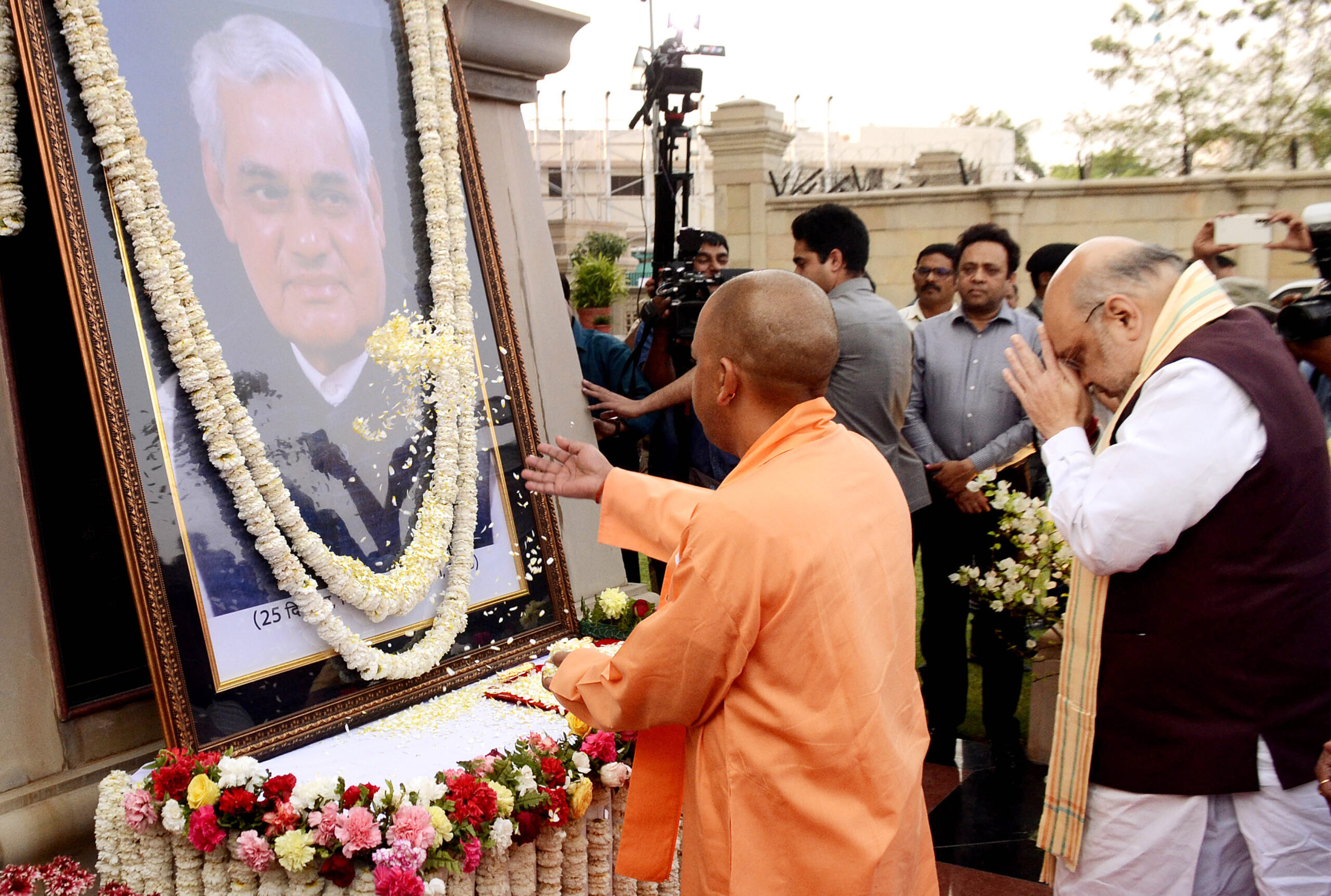 Amit Shah pays tribute to former PM Vajpayee on 5th death anniversary : “Ajatshatru of Indian politics”