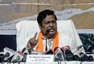 BJP’s Bengal chief Sukanta Majumdar : “ISI agents staying in state, working against country”