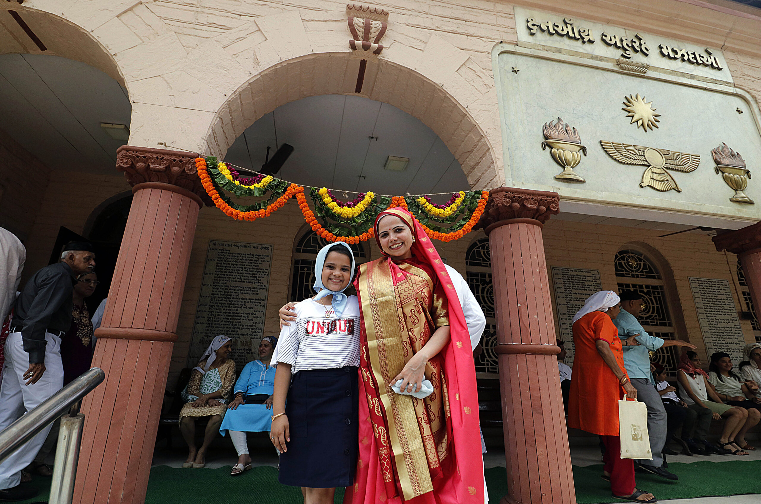 Parsi community people celebrates Navroz with temple visits