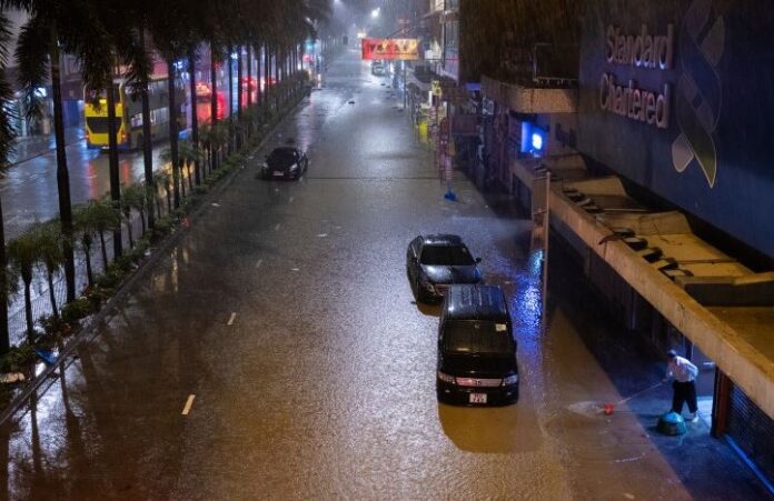 Rain havoc in Hong Kong: Subway stations flooded, schools forced to ...