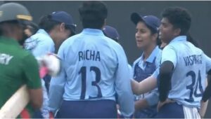 Indian women’s cricket team thrashes Bangladesh to confirm medal