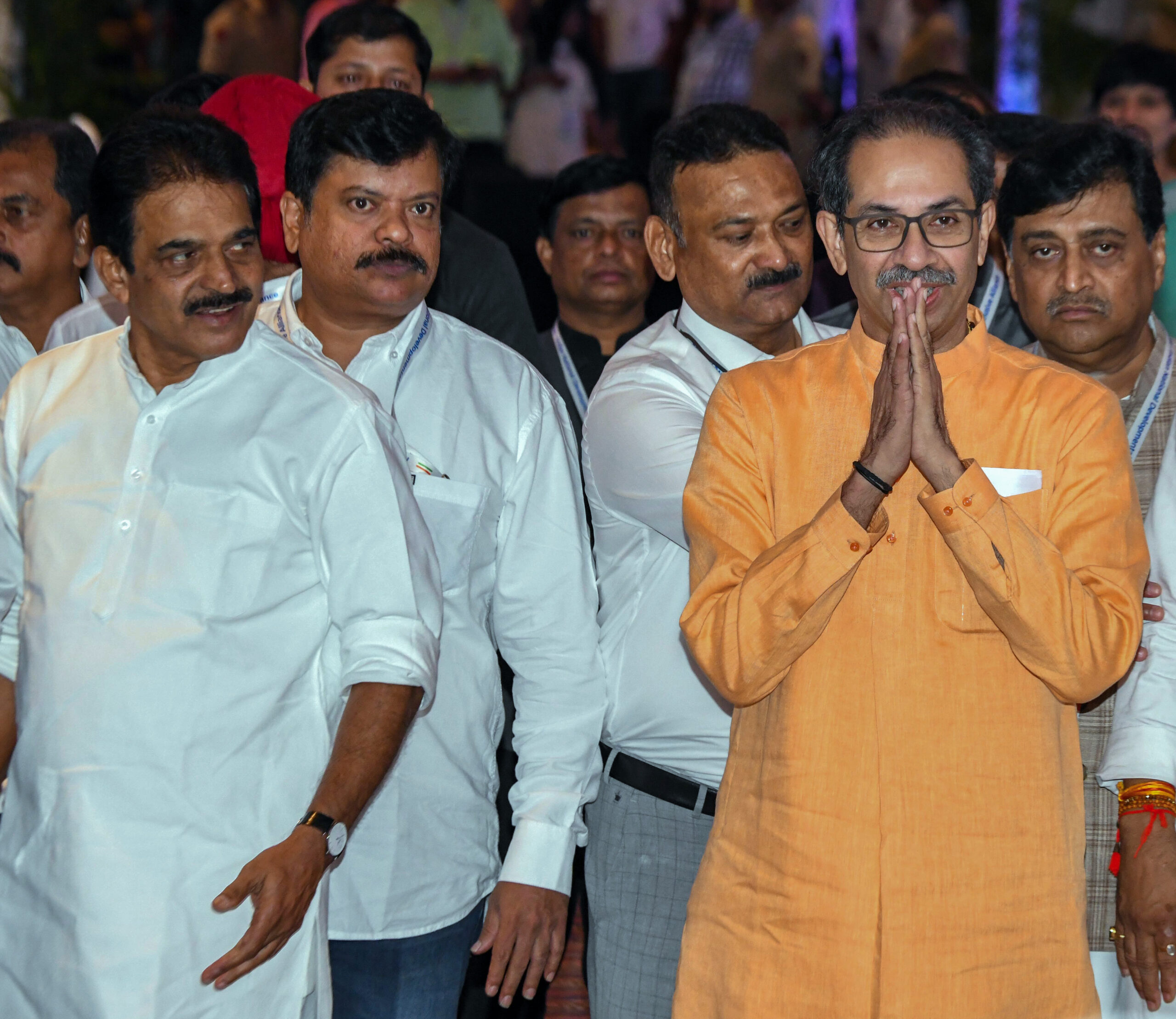 Leaders arrive to attend the INDIA bloc leaders meeting