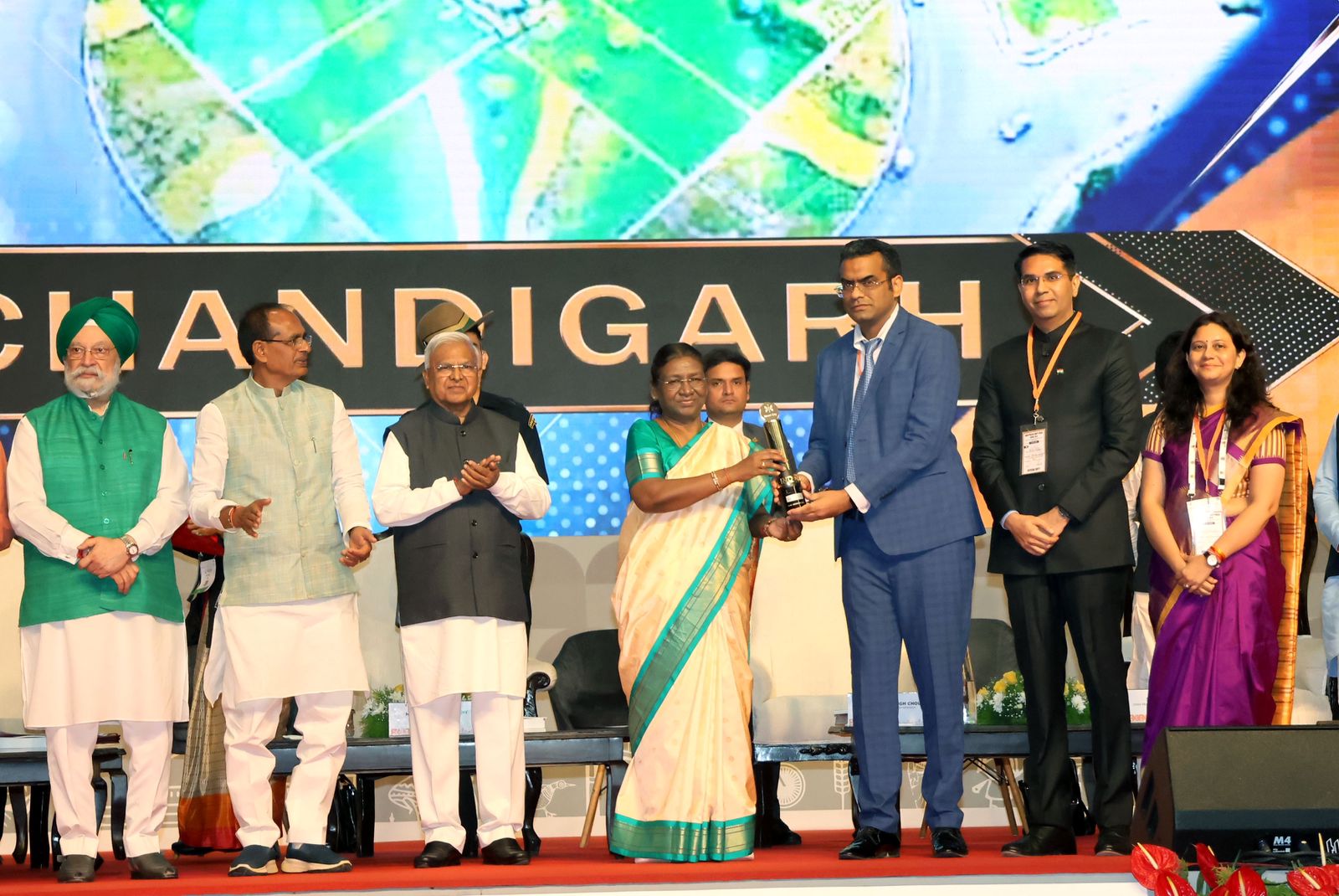 Chandigarh Smart City receives Best UT National Award