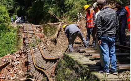 Kalka-Shimla rail line resumes after 70 days