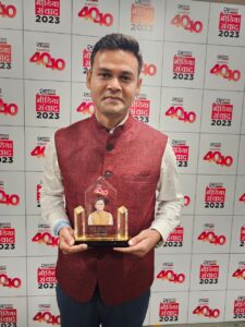 Senior India News Editor Awarded 40 Under 40 Prize