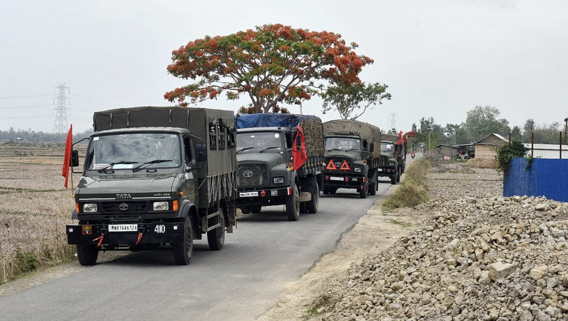 Trucks painted to resemble Assam Rifles vehicles to tarnish image: letter to Manipur Police