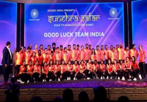 Indian Hockey squads for Asian games felicitated in Grand ‘Sunehra Safar’