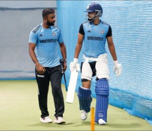 Shreyas Iyer rejoins Team India in practice ahead of Bangladesh clash