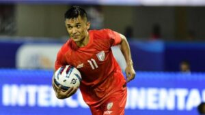 Sunil Chhetri the sole star in India’s 17-member Asian games football squad