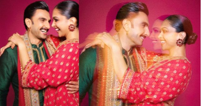 Ranveer Drops Sweet Picture with Deepika on Anniversary, check photos !